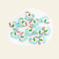 Silicone Focal Beads Cloud Unicorn Sleeping Pose 20pcs 11