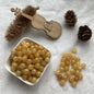 Crackle Glass Beads Round 8mm Textured Shimmer Mixed Colors 50pcs 7