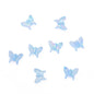 Transparent Butterfly Acrylic Beads 15x13mm Multicolor 40pcs 9