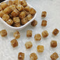 Imitation Bodhi Cube Resin Beads 12mm Chunky Rounded Dimpled 10pcs 4