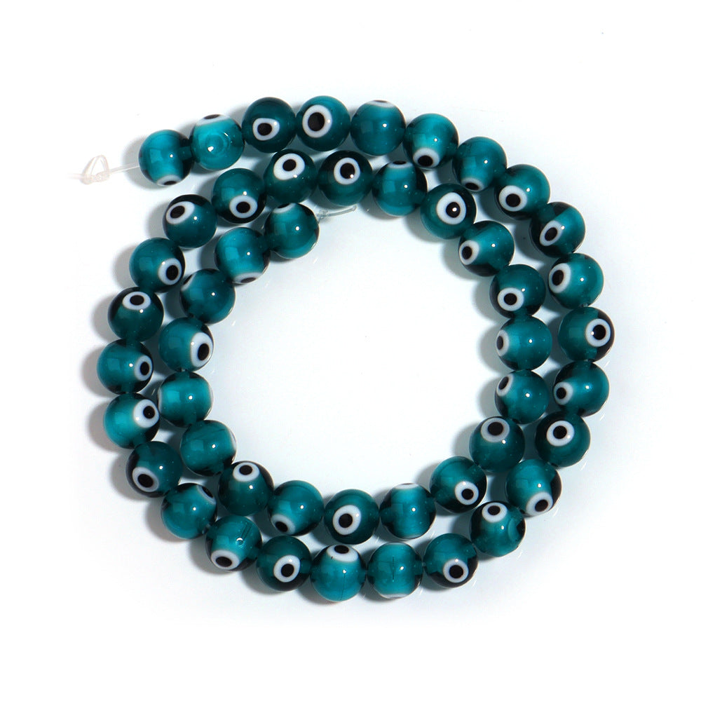 Lampwork Millefiori Evil Eye Glass Beads 4mm Antique Style 90pcs 16
