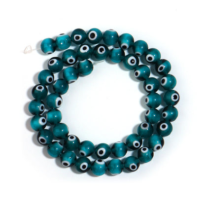 Lampwork Millefiori Evil Eye Glass Beads 4mm Antique Style 90pcs 16