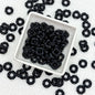 Acrylic Wavy Spacer Beads 12mm Baking Painted Colorful 50pcs 24