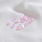 Transparent Czech Glass Petal Beads 6x8mm Soft Pastel Iridescent 100pcs 8