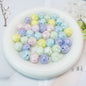 Glow Fig Acrylic Beads 16mm Cream Color Pastel Iridescent 10pcs 11