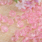 Faceted Clear Bubblegum Beads 20mm Translucent Chunky Acrylic 110pcs 9