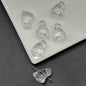 Transparent Christmas Cap Glass Beads 14x17mm Multicolor 100pcs 4