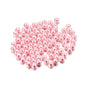 Pearl Glass Beads 8mm Imitation Smooth Glossy Mixed Colors 100pcs 34