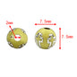 Printed Ball Series Acrylic Beads Colorful Sports Designs 100pcs 20