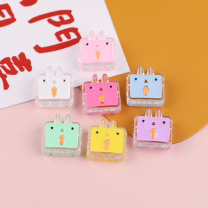 Transparent Enamel Lollipop Series Acrylic Beads 20-30mm Playful Mixed 20pcs 24