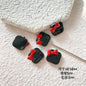 Candy Clown Metal Beads Colorful Painted Alloy 10pcs 9