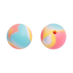 15mm Silicone Beads Candy Color Pastel Mix 20pcs 6