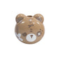 Cartoon Character Bear Head Acrylic Beads 17mm Colorful 10pcs 31