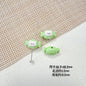 Cat and Bear Candy Painted Metal Beads 13 16mm Glossy 10pcs 15