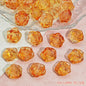 Camellia Glass Beads 19mm Clear Translucent Mixed Colors 50pcs 15