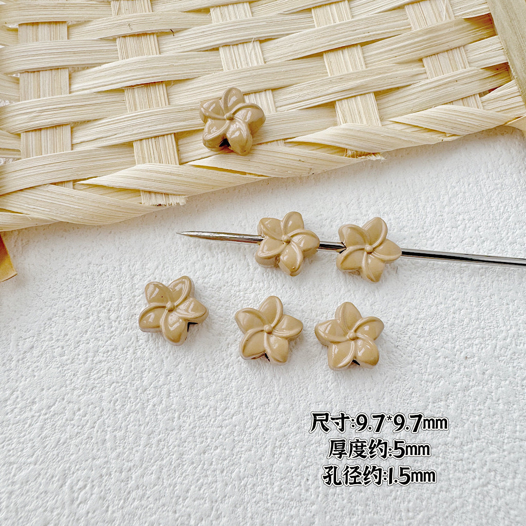 Baking Painted Cheese Animal Metal Beads Whimsical Pastel Colors 20pcs 22