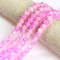 Crackle Round Glass Beads 10mm Vibrant Fractured Texture 2Strands 13