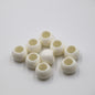 Macaron Acrylic Beads 18mm Large Hole Glossy Mixed Colors 30pcs 8