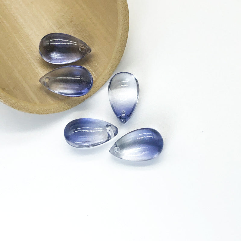 Czech Glass Beads Teardrop 7x13mm Glossy Petal Shape Vibrant Colors 100pcs 13