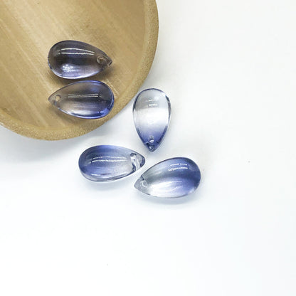 Czech Glass Beads Teardrop 7x13mm Glossy Petal Shape Vibrant Colors 100pcs 13