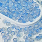 Crackle Glass Beads Round 10mm Transparent Mixed Colors 50pcs 71