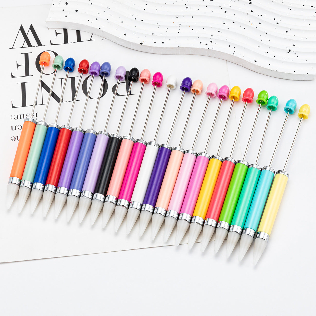 Beadable Pen Wax Head Plastic Handle 15.6 cm 1 Piece