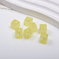 Transparent Square Acrylic Beads 7mm Crackle Texture 200pcs 3
