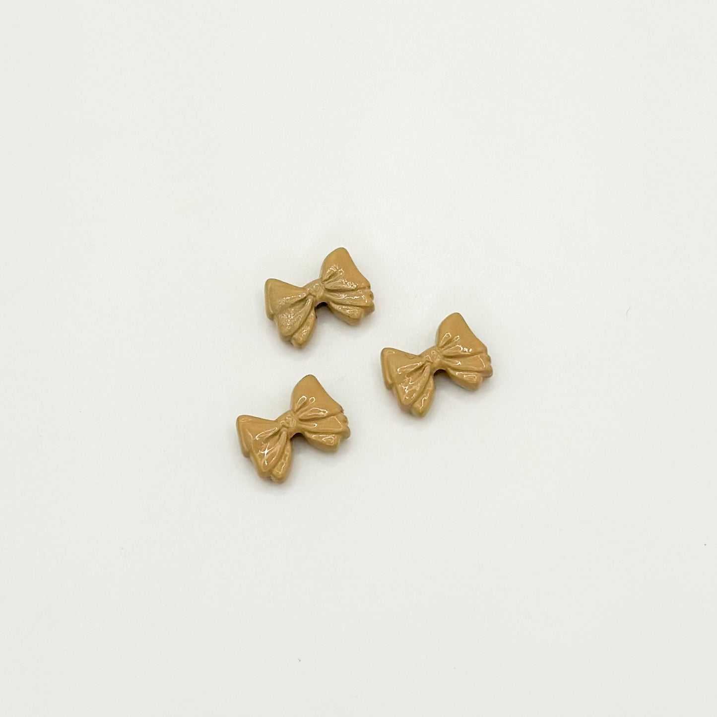 Bow Metal Beads 12mm Glossy Baking Painted Alloy 20pcs 17