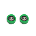 Flat Clay Beads 9mm Power Puff Girl Polymer Colorful 100pcs 6