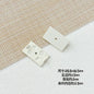Painted Rainbow and Swing Plate Metal Beads 43mm 28mm Baking Finish 10pcs 9