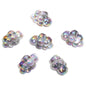 Plating 3D Cloud Acrylic Beads 16x24mm Transparent Iridescent 50pcs 10