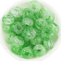 Acrylic Dual Color Crackle Spacer Beads 14mm 50pcs 4