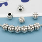 Christmas Series Large Hole Metal Beads Silver Tone Zinc Alloy 1pc 7