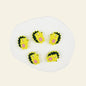 Silicone Focal Beads Hedgehog Colorful Side Profile 20pcs 10