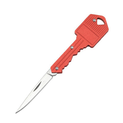 Mini Folding Knife Keychain Stainless Steel Outdoor Survival Tool 8