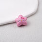 Star Acrylic Beads 20mm Glossy Hello KT Faces Colorful 20pcs 10