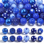 Multi-Color Bubblegum Beads 20mm Vibrant Solids Stripes Polka Dot Rhinestone 120pcs 13