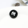Baking Painted Acrylic Beads 18mm Enamel Candy Letter 50pcs 5