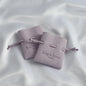 Microfiber Drawstring Pouches Imitation Leather Solid Colors 1pc 7x8 or 8x10cm 13
