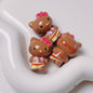3D Painted Acrylic Beads 26mm Sun Kissed Hello KT Character 5pcs 16