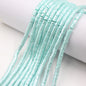 Pearly Lustre Flat Disc Clay Beads 6mm Colorful Pastel 10strands 5