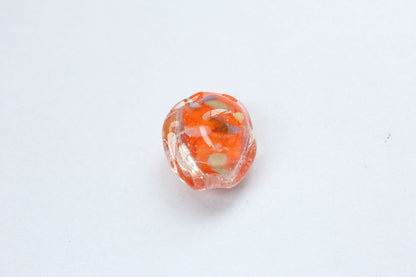 Lampwork Irregular Shaped Glass Beads 22mm Colorful Glossy 50pcs 7