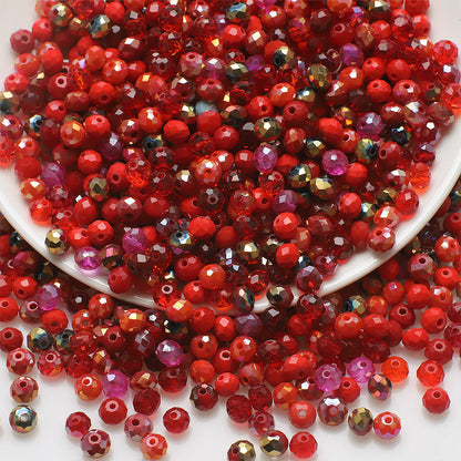 Czech Electroplated Faceted Glass Beads 8mm Soft Shimmer 100pcs 7
