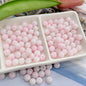 Czech Glass Beads Round 8mm Ink Painting Gradient Pastel 100pcs 4