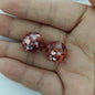 Shimmer Filled Round Acrylic Beads 16mm Colorful Mixed 50pcs 5