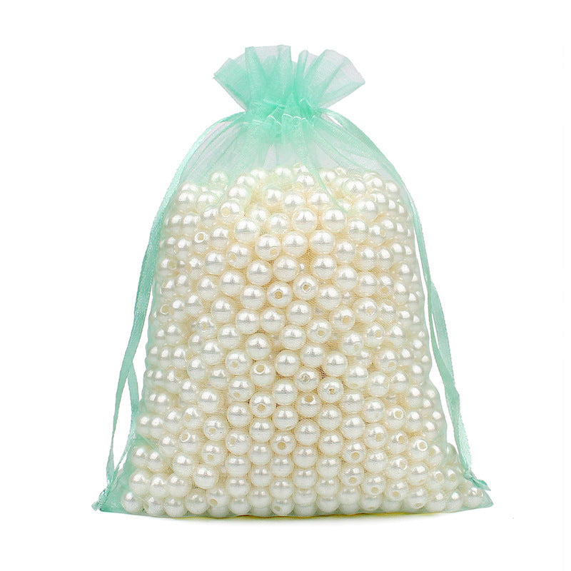 Organza Drawstring Bags Rectangular 30x40cm Solid Colors 100pcs 28