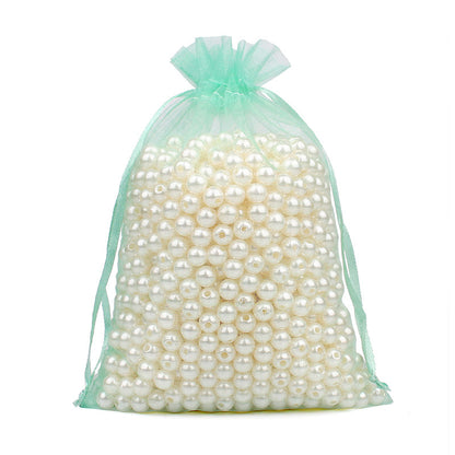 Organza Drawstring Bags Rectangular 30x40cm Solid Colors 100pcs 28