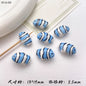 Hand Painted Fish Ceramic Beads 13x19mm Glazed Clownfish 1pc 13