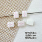 Camera Milk Carton Painted Metal Beads Glossy Enamel 20pcs 6