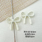 Baking Painted Cookies and Twisted Bow Metal Beads 15mm 21mm 20pcs 16